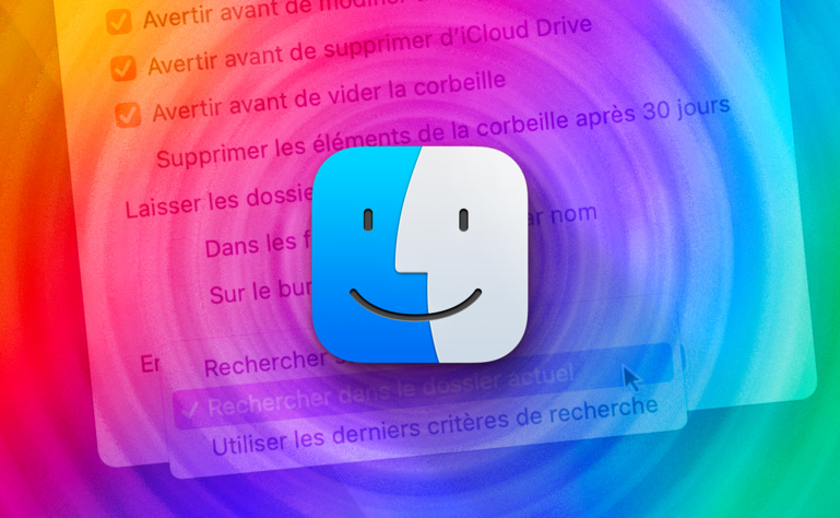 macOS • Effectuez une recherche uniquement dans le dossier ouvert
