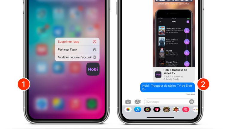 iOS • Partagez votre application préférée avec vos amis