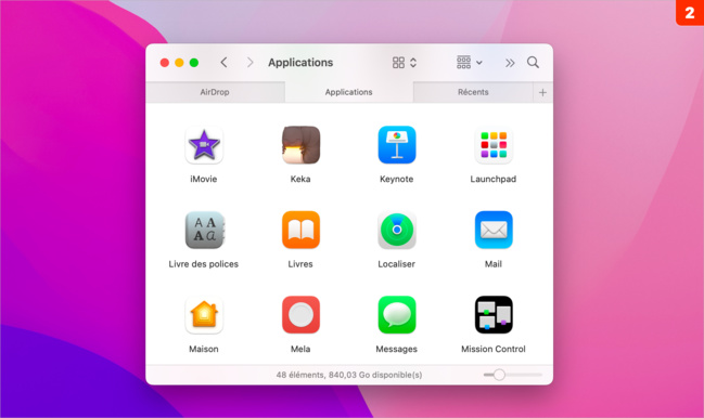 macOS • Réunissez toutes les fenêtres ouvertes en une seule 
