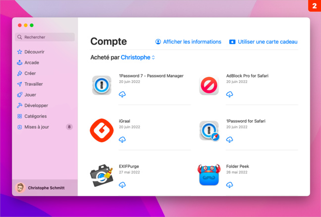 macOS • Téléchargez à nouveau une application supprimée depuis l'App Store macOS • Téléchargez à nouveau une application supprimée depuis l'App Store