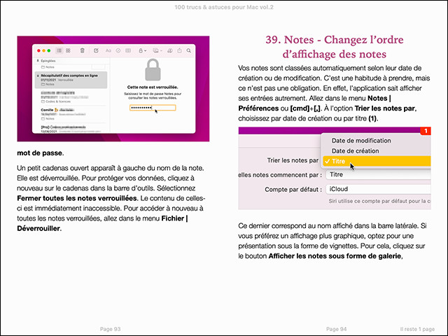100 Trucs et astuces pour maîtriser votre Mac vol.2 (ebook) 100 Trucs et astuces pour maîtriser votre Mac vol.2 (ebook)