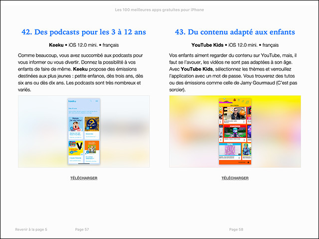 Les 100 meilleurs apps gratuites pour iPhone (ebook)