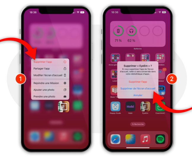 iOS • Comment ranger vos applications… sans les ranger !