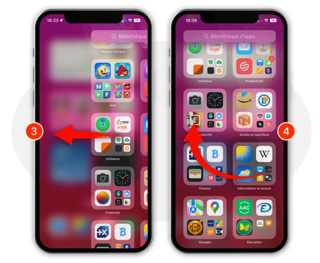 iOS • Comment ranger vos applications… sans les ranger !