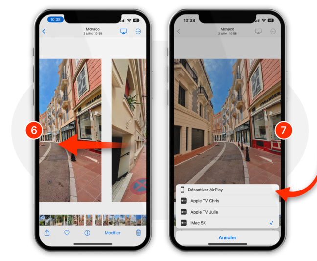 AirPlay • Affichez le contenu de votre iPhone/iPad sur l'écran de votre Mac