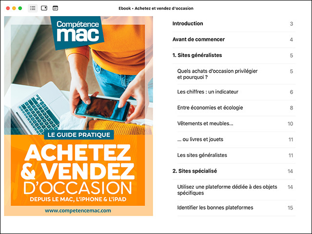 Achetez et vendez d'occasion depuis un Mac, iPhone ou iPad (ebook)