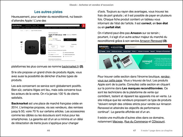Achetez et vendez d'occasion depuis un Mac, iPhone ou iPad (ebook)