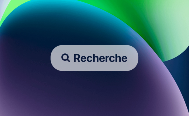 iOS 16 • Accédez plus rapidement à la recherche Spotlight