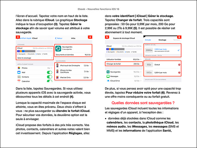 iOS 16 : les nouvelles fonctionnalités pour iPhone et iPad (ebook) MISE À JOUR : 16.5