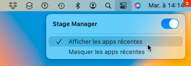 Stage Manager • Basculez plus facilement entre les applications Stage Manager • Basculez plus facilement entre les applications