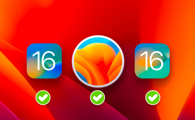 macOS 13 Ventura, iOS 16.1 et iPadOS 16.1 sont disponibles