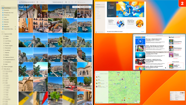 macOS • Comment travailler en affichant deux fenêtres à la fois en plein écran macOS • Comment travailler en affichant deux fenêtres à la fois en plein écran