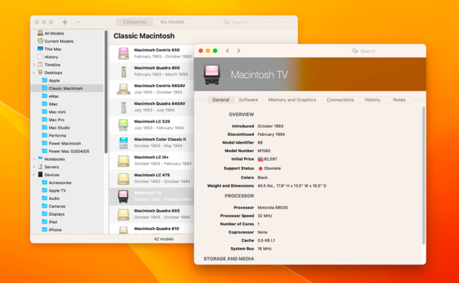 Mise à jour • MacTracker ajoute de nouveaux matériels à ses bases de données Mise à jour • MacTracker ajoute de nouveaux matériels à ses bases de données