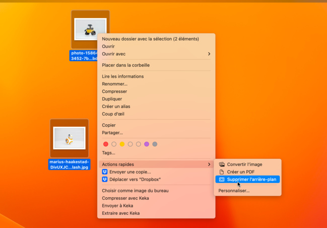 macOS Ventura • Supprimez rapidement l’arrière-plan d’une photo 