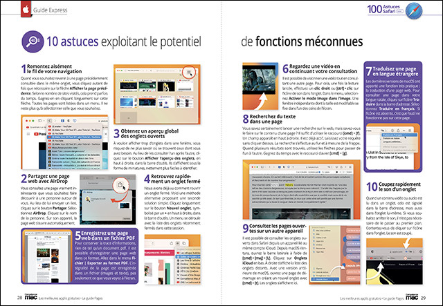 Compétence Mac 79 : Tout gratuit : les 60 meilleures applis • Le guide Pages • 100 astuces Safari