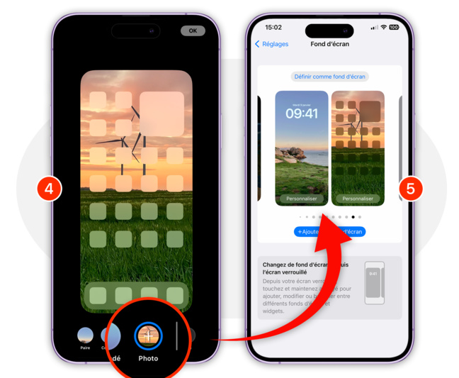 iOS • Changer rapidement le fond d’écran de l’iPhone iOS • Changer rapidement le fond d’écran de l’iPhone