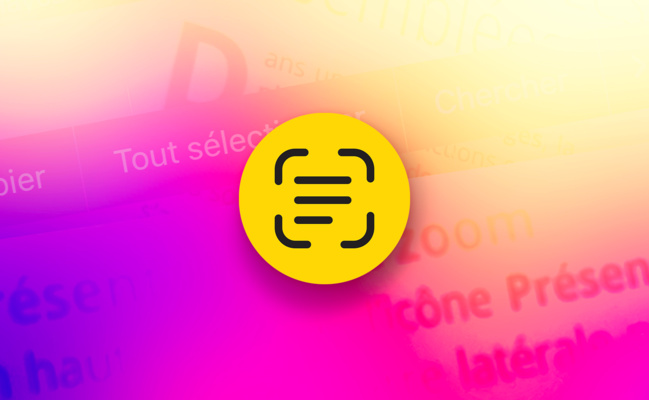 iOS • Numérisez rapidement du texte avec pour en faire une note