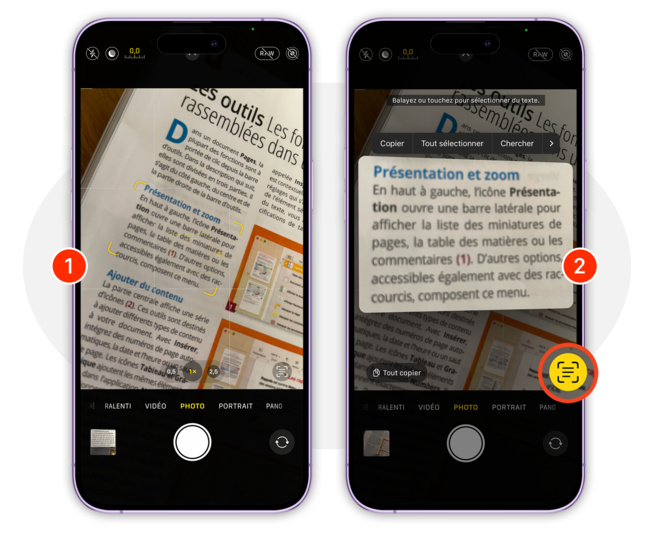 iOS • Numérisez rapidement du texte avec pour en faire une note iOS • Numérisez rapidement du texte avec pour en faire une note