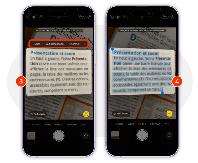iOS • Numérisez rapidement du texte avec pour en faire une note iOS • Numérisez rapidement du texte avec pour en faire une note