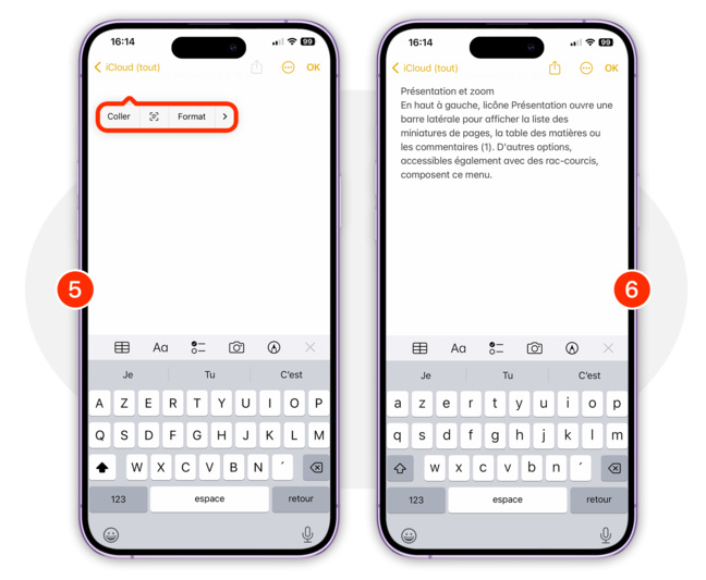 iOS • Numérisez rapidement du texte avec pour en faire une note iOS • Numérisez rapidement du texte avec pour en faire une note