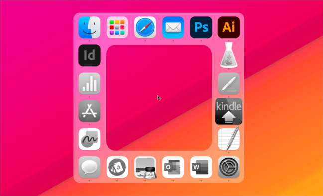 Mac • Affichez un mini dock à l’emplacement de votre pointeur Mac • Affichez un mini dock à l’emplacement de votre pointeur