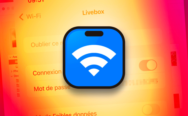 iOS • Affichez puis partagez votre mot de passe Wi-Fi