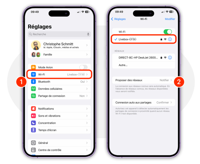 iOS • Affichez puis partagez votre mot de passe Wi-Fi iOS • Affichez puis partagez votre mot de passe Wi-Fi