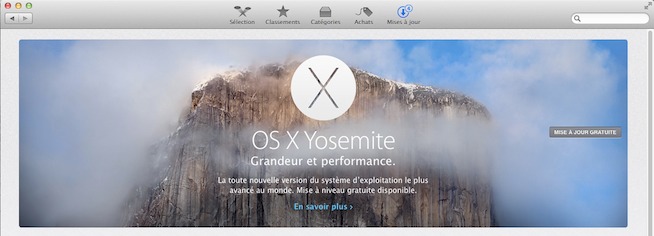 Quelques conseils avant d'installer OS X Yosemite
