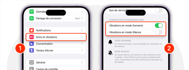 iOS • Comment rendre l’iPhone silencieux et sans vibrations