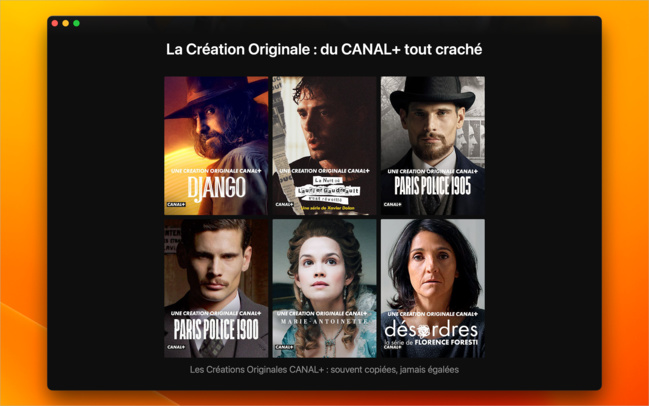 macOS • myCANAL est disponible en version finale sur Mac macOS • myCANAL est disponible en version finale sur Mac