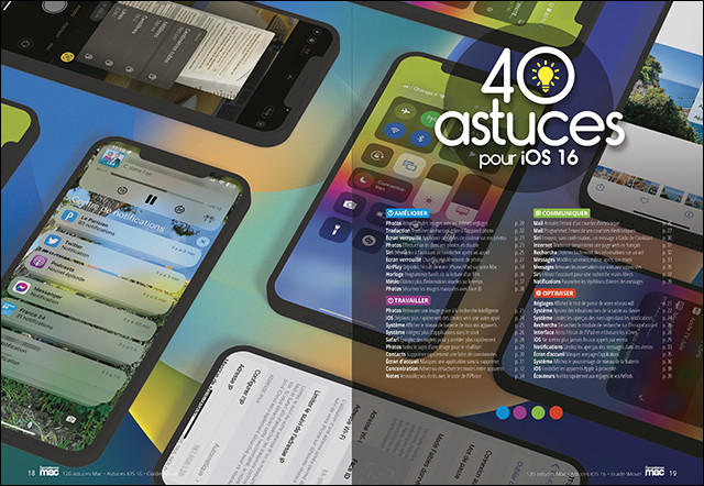 Compétence Mac 80 : 120 trucs et astuces pour maîtriser votre Mac • 40 astuces iOS 16 • Guide iMovie Compétence Mac 80 : 120 trucs et astuces pour maîtriser votre Mac • 40 astuces iOS 16 • Guide iMovie