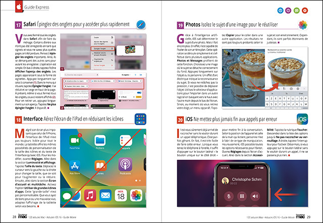 Compétence Mac 80 : 120 trucs et astuces pour maîtriser votre Mac • 40 astuces iOS 16 • Guide iMovie