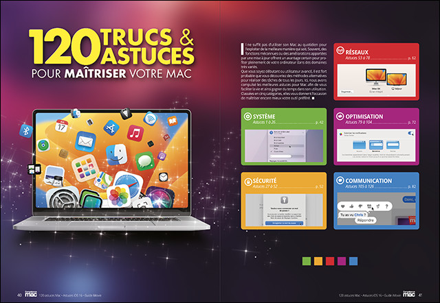 Compétence Mac 80 : 120 trucs et astuces pour maîtriser votre Mac • 40 astuces iOS 16 • Guide iMovie Compétence Mac 80 : 120 trucs et astuces pour maîtriser votre Mac • 40 astuces iOS 16 • Guide iMovie