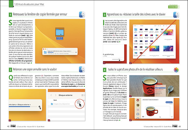Compétence Mac 80 : 120 trucs et astuces pour maîtriser votre Mac • 40 astuces iOS 16 • Guide iMovie