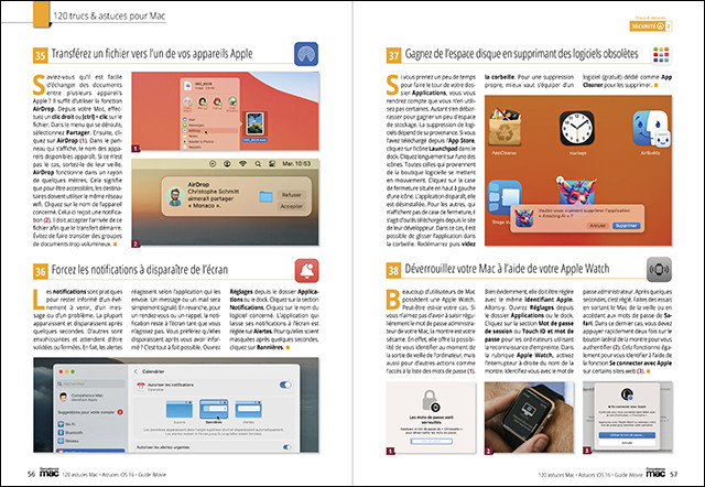 Compétence Mac 80 : 120 trucs et astuces pour maîtriser votre Mac • 40 astuces iOS 16 • Guide iMovie