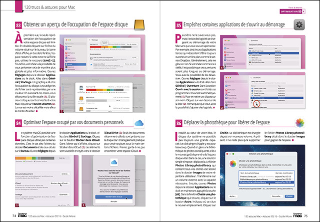 Compétence Mac 80 : 120 trucs et astuces pour maîtriser votre Mac • 40 astuces iOS 16 • Guide iMovie