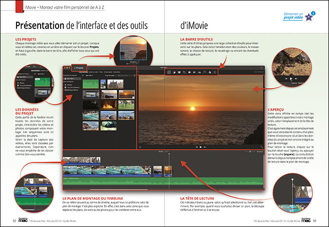 Compétence Mac 80 : 120 trucs et astuces pour maîtriser votre Mac • 40 astuces iOS 16 • Guide iMovie