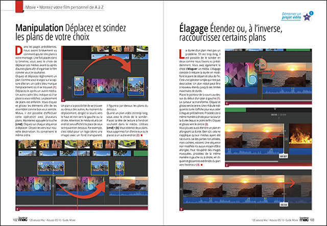 Compétence Mac 80 : 120 trucs et astuces pour maîtriser votre Mac • 40 astuces iOS 16 • Guide iMovie