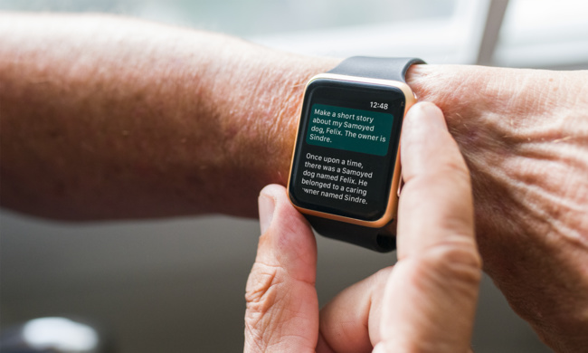 App • Ask AI apporte l’intelligence artificielle ChatGPT à l’Apple Watch App • Ask AI apporte l’intelligence artificielle ChatGPT à l’Apple Watch