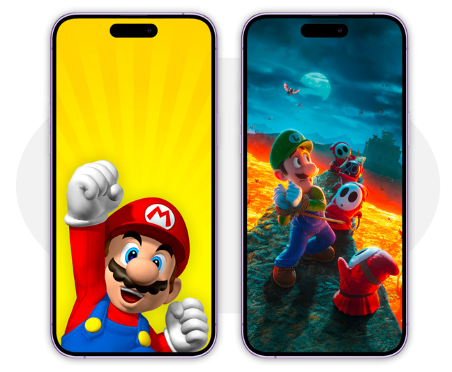 iOS • Super Mario en fonds d’écran sur votre iPhone