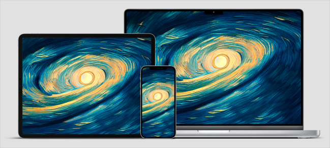 Mac • Quand macOS rencontre Van Gogh dans vos écrans Mac • Quand macOS rencontre Van Gogh dans vos écrans
