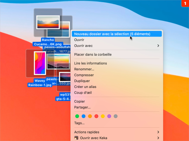 macOS • Créez rapidement un dossier contenant une sélection de fichiers macOS • Créez rapidement un dossier contenant une sélection de fichiers