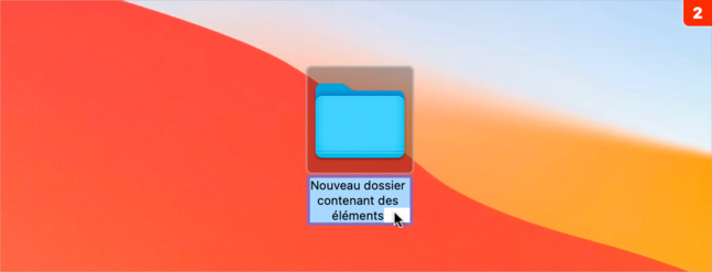 macOS • Créez rapidement un dossier contenant une sélection de fichiers