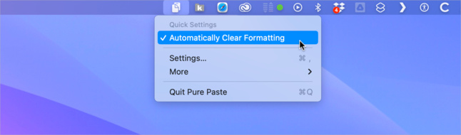 macOS • Copiez du texte enrichi et collez-le en tant que texte brut macOS • Copiez du texte enrichi et collez-le en tant que texte brut
