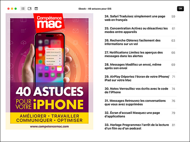Le guide 40 astuces pour votre iPhone (ebook) Le guide 40 astuces pour votre iPhone (ebook)