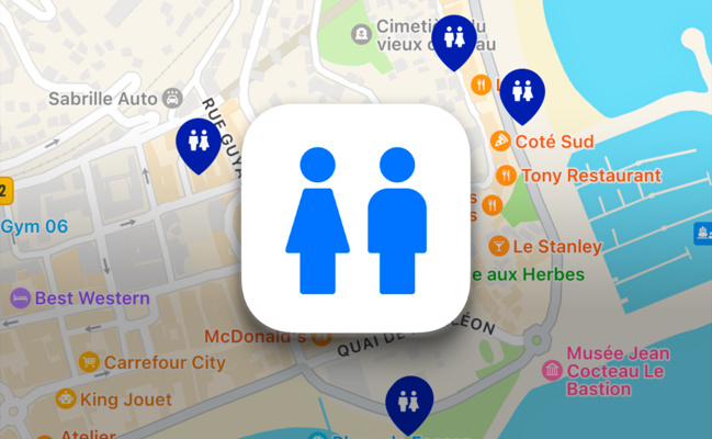 iOS • L’application miracle pour trouver… des toilettes autour de vous !