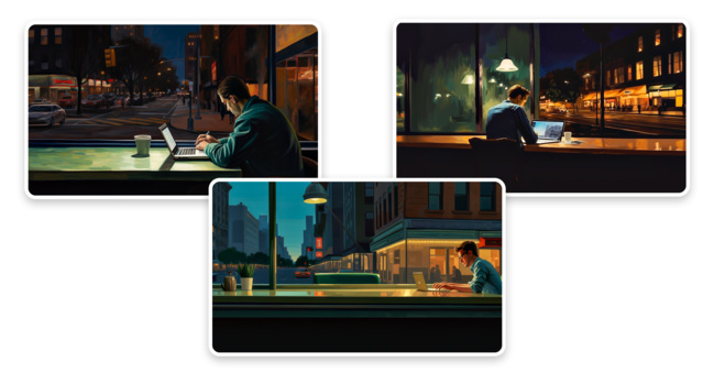 Fonds d’écran • Quand intelligence artificielle et peinture font bon ménage Fonds d’écran • Quand intelligence artificielle et peinture font bon ménage