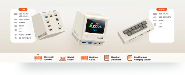 Gadget • Un concentrateur USB-C sous la forme d’un mini Mac 128k 