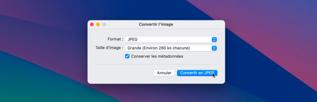 macOS • Convertissez une image HEIC en JPEG ou PNG en quelques clics