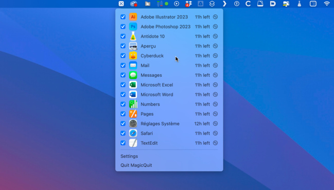 macOS • Quittez automatiquement les applications inutilisées